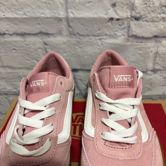 Vans Brooklyn Ls Suede Sneakers Girls Size 5 - Picture 6 of 10